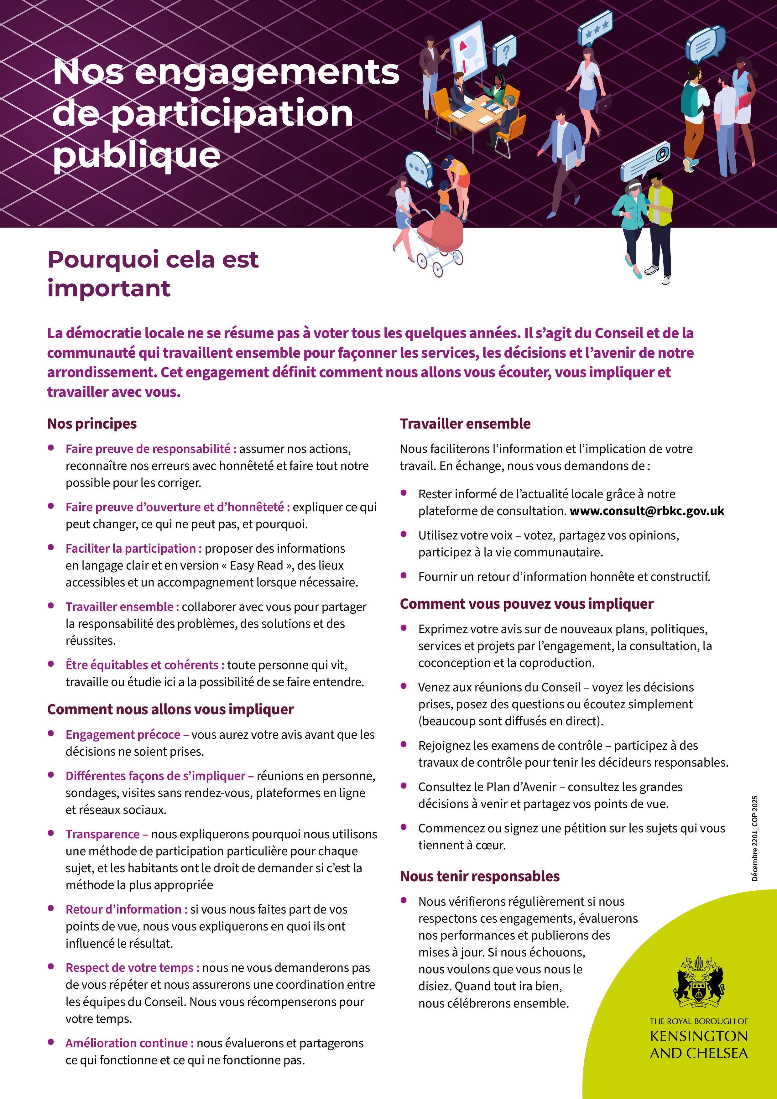 Public Participation Commitments - French